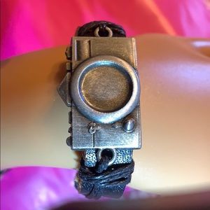 Genuine Leather Vintage Bracelet Circle